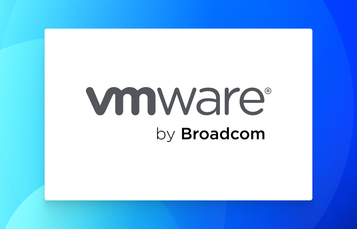 VMware by Broadcom logo