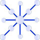 A growing network of dots