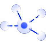 A grouping of orchestrated dots