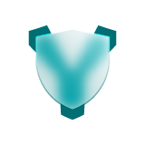 A shield being held up