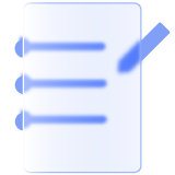 A checklist icon 