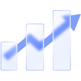 A bar graph icon