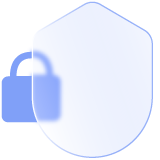 A shield with a padlock icon