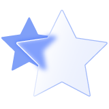 Two stars icon