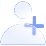 A person with a plus icon