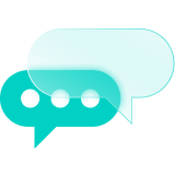 Two speech bubbles