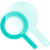 A magnifying glass 