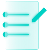 A content document alongside a pencil
