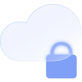 A cloud and a lock