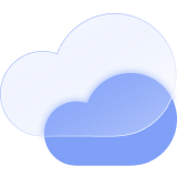 A translucent cloud overlaying a solid cloud 