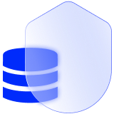 A database server alongside a protection shield