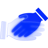 A professional handshake 
