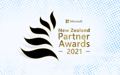Microsoft New Zealand Partner Award 2021 logo