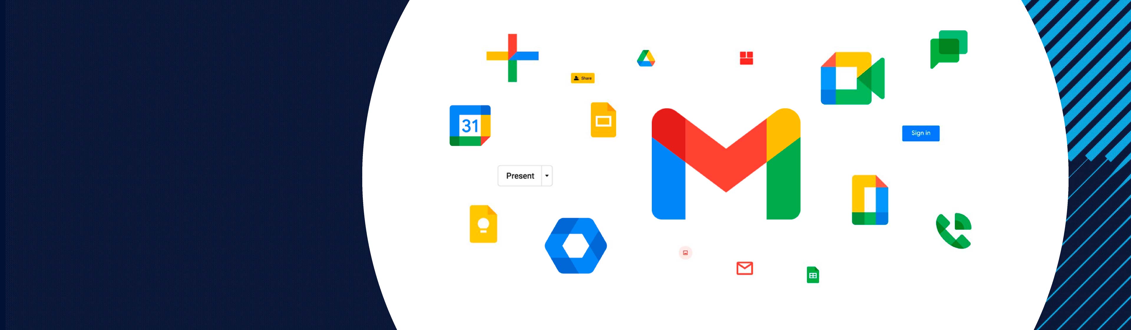 Assorted Google Workspace iconography