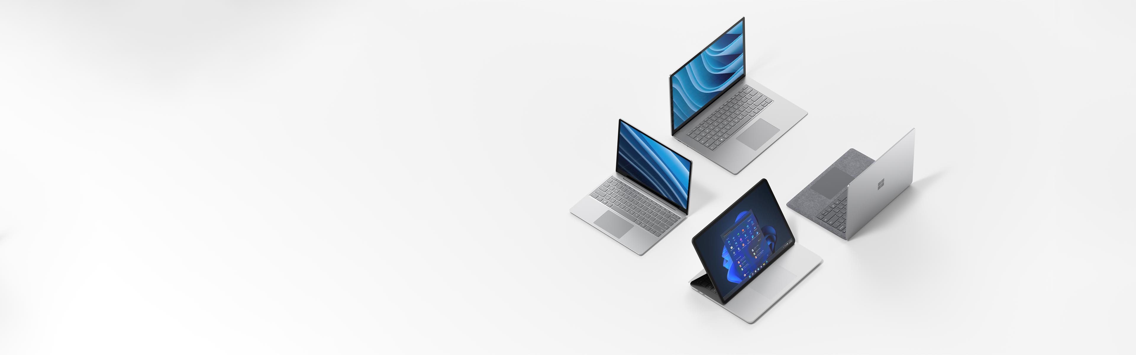 The latest Microsoft Surface device portfolio