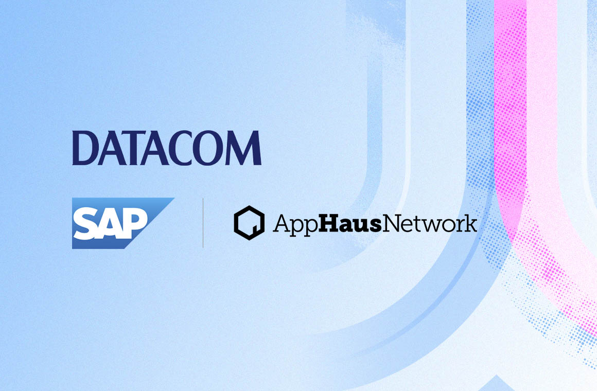Datacom, SAP and AppHaus Network logo lockup