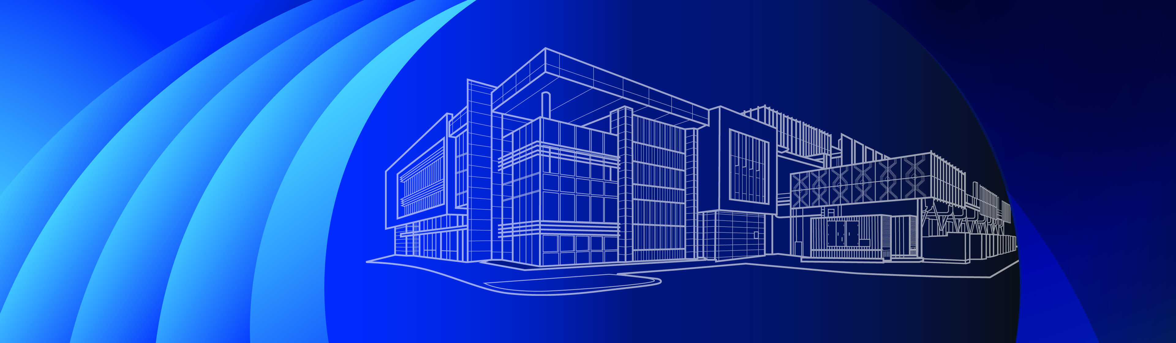 Line drawing of Datacom's Sydney SYD1 data centre