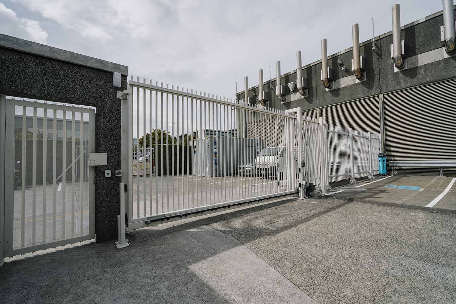 Car park at Datacom's data centre in Auckland
