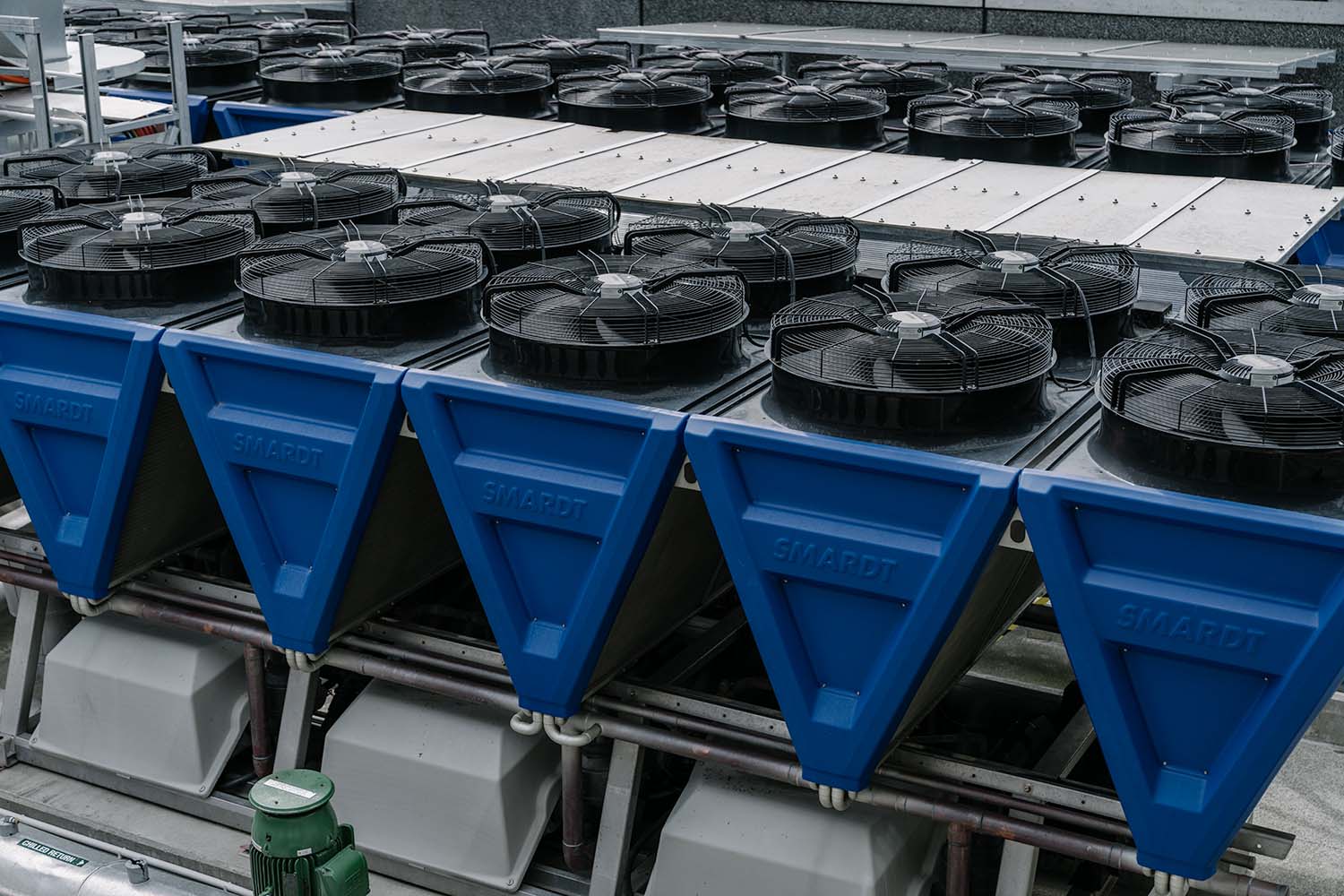 External fans at Datacom's data centre in Auckland