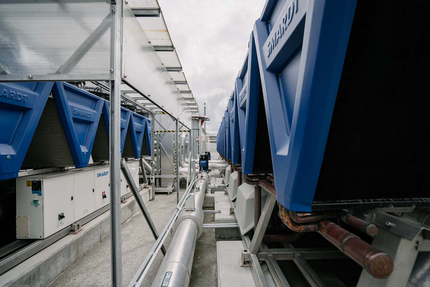 External fans at Datacom's data centre in Auckland
