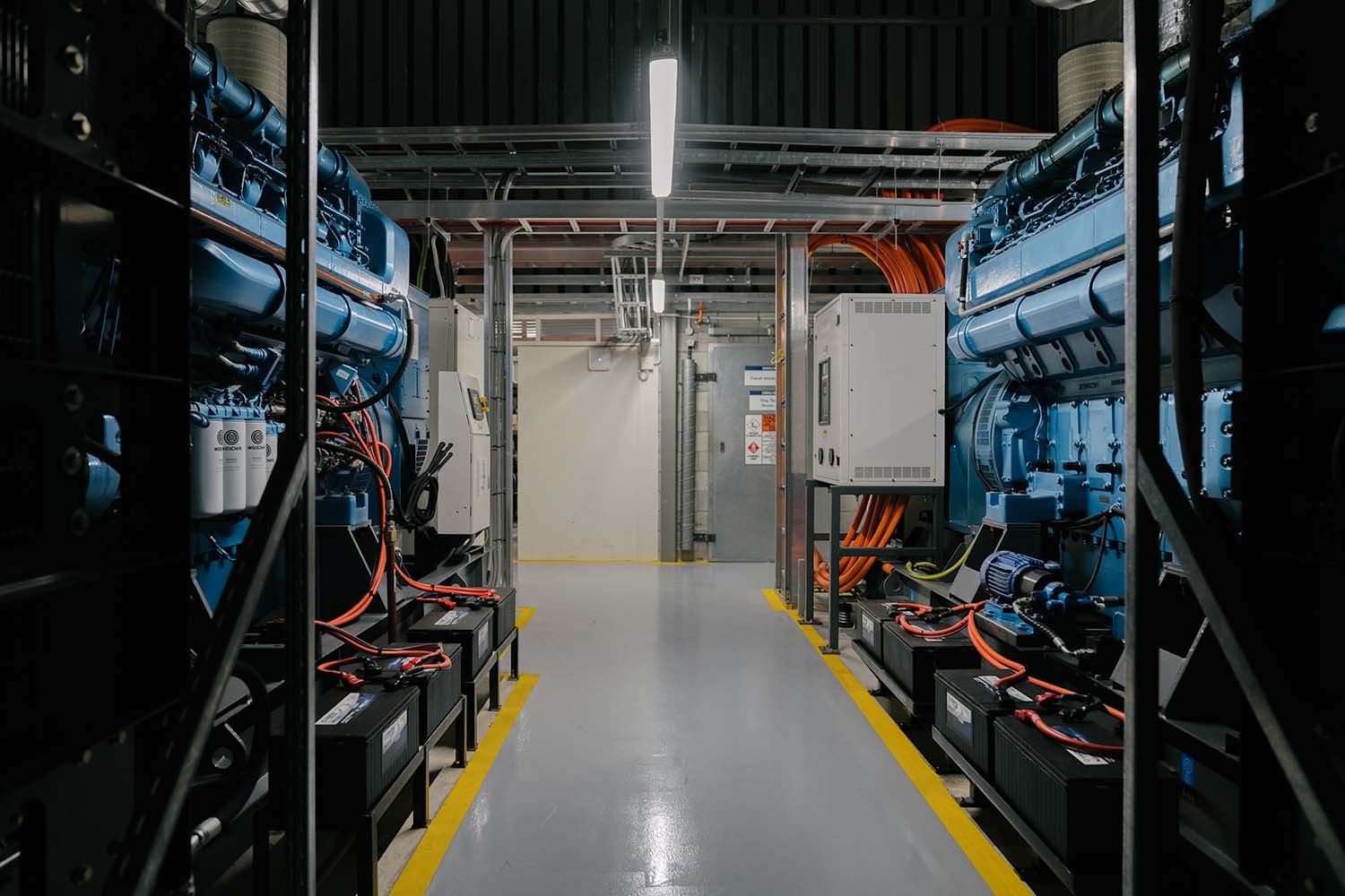 Generator room at Datacom's Auckland data centre
