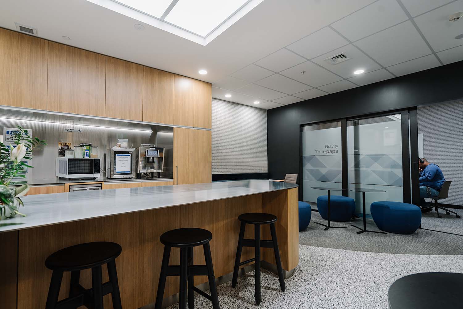 Datacom Auckland data centre kitchen