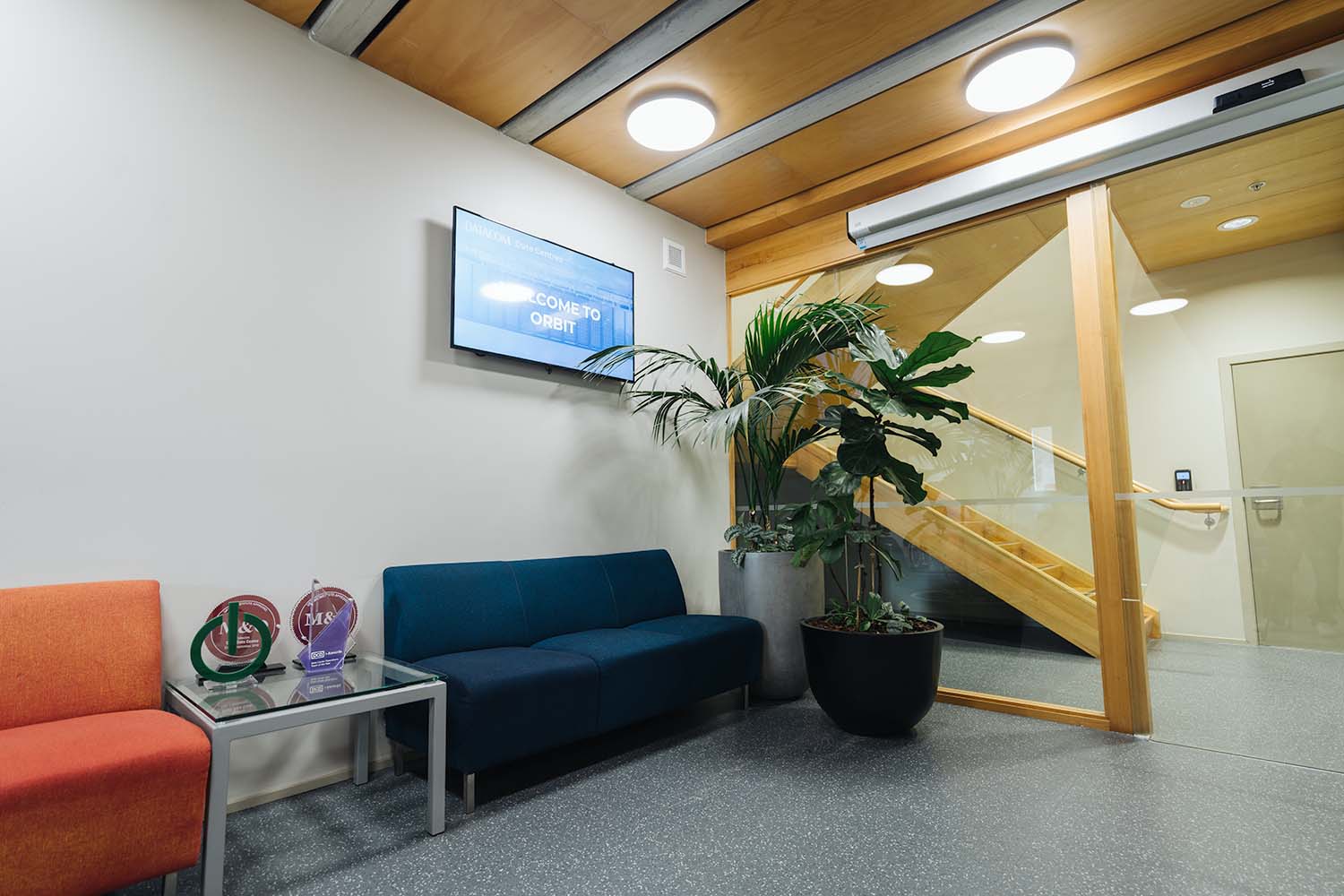 Datacom data centre Auckland reception