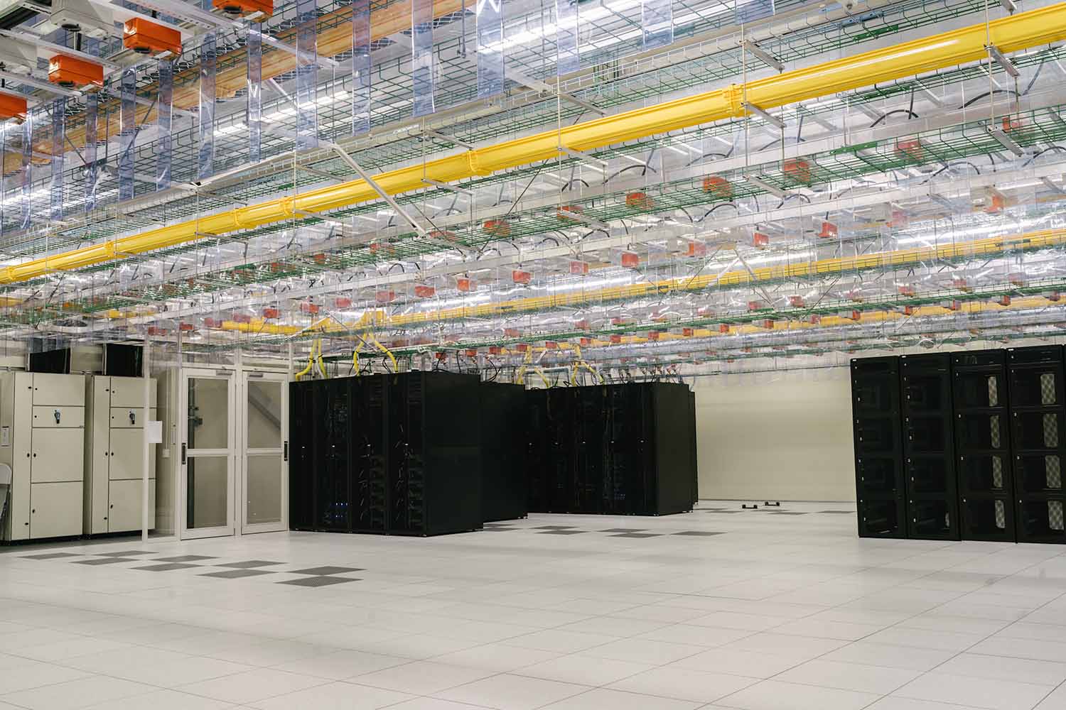Datacom data centre Hamilton data floor