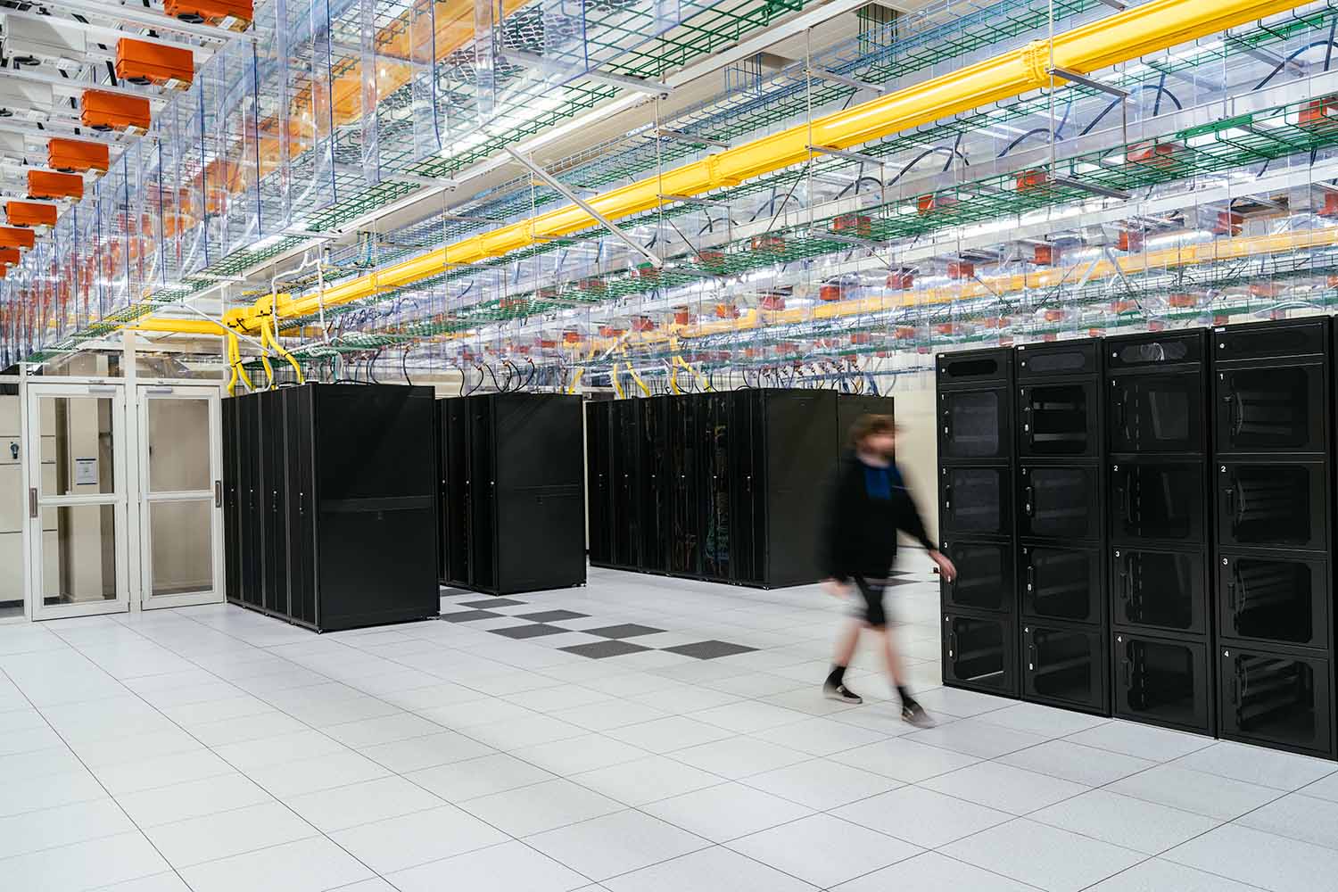 Datacom data centre Hamilton data floor
