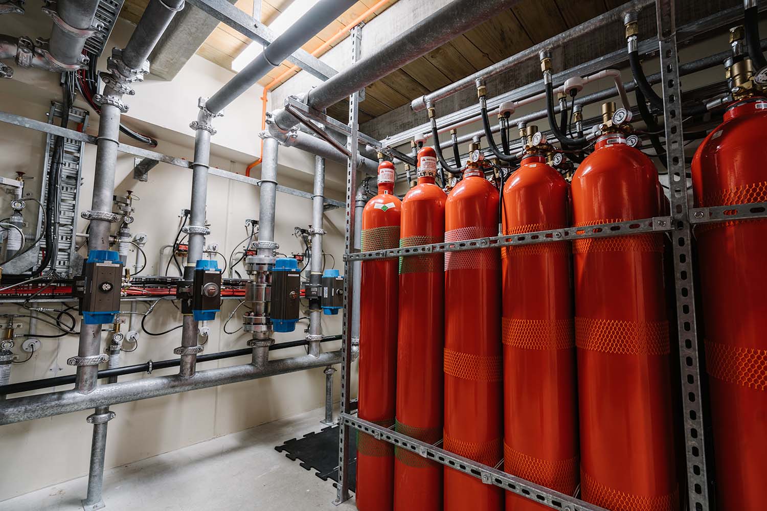Fire supression at Datacom's Hamilton data centre
