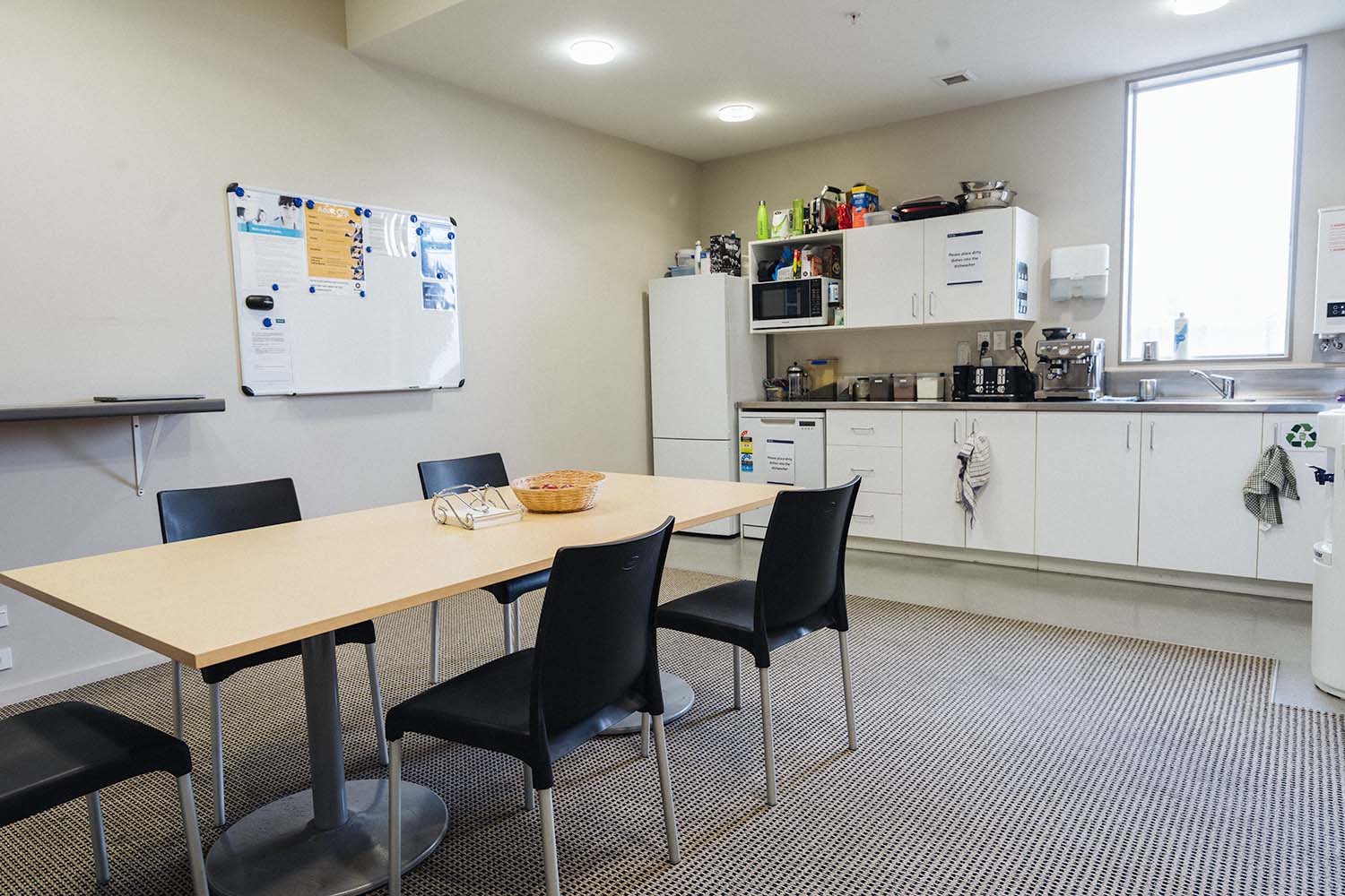 Kitchen at Datacom's Hamilton data centre