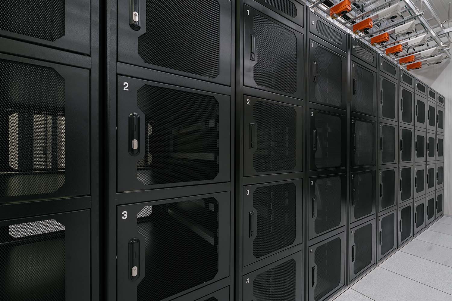 Rack space at Datacom's Hamilton data centre