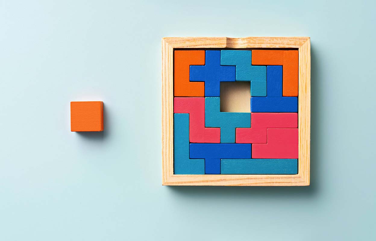 A colourful puzzle