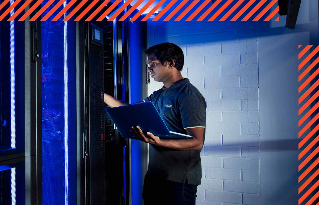 A security specialist conducting a routine data assessment