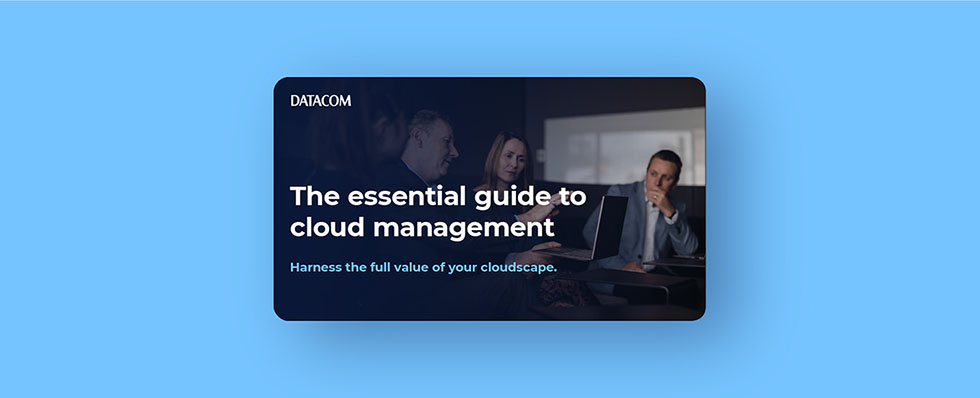 The front cover of Datacom's Beacon Azure eBook