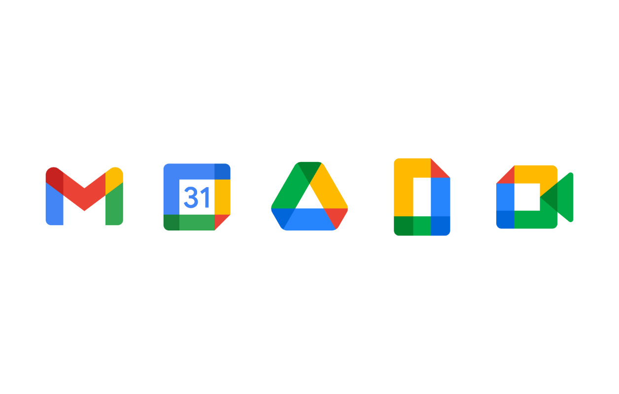 Google Workspace suite icons