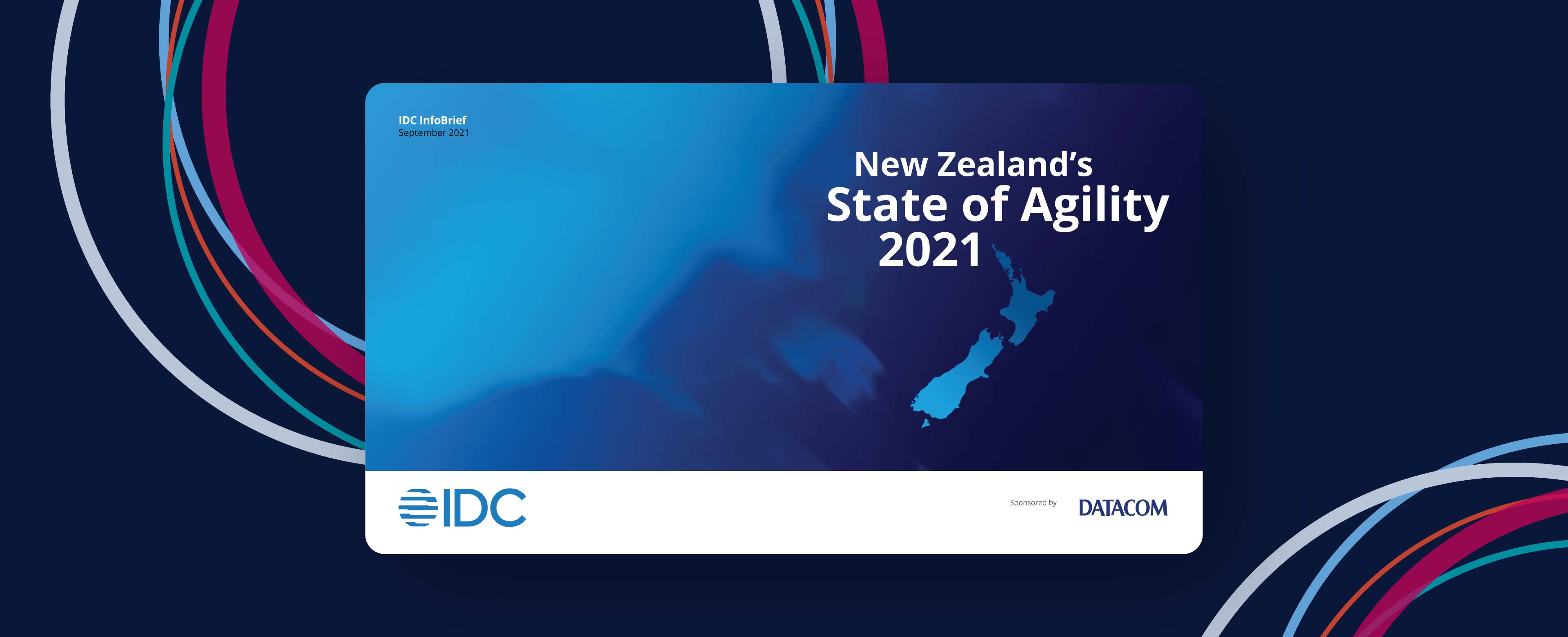 Cover image of the IDC New Zealand State of Agility 2021 InfoBrief