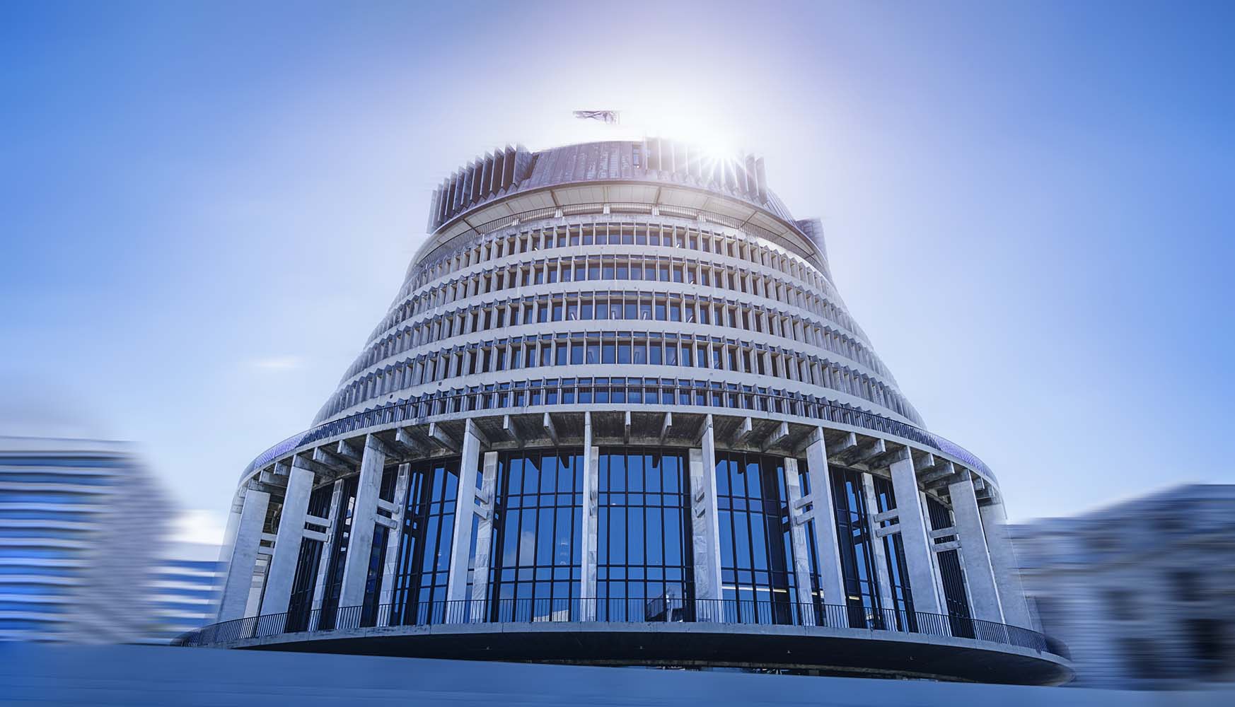 The New Zealand Parliament building in Wellington