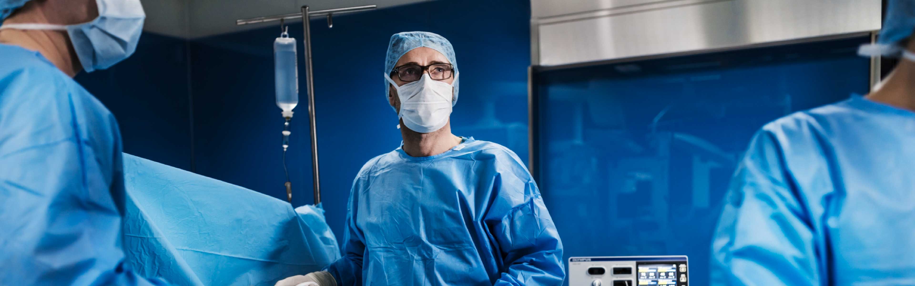 Doctor in operating room