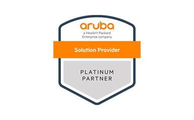 Aruba Platinum Solution Provider badge
