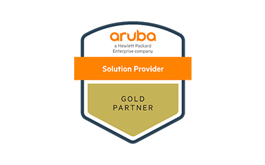 Datacom's Aruba Gold Partner Solution Provider badge