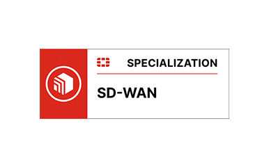 Fortinet's specialisation for SD-WAN logo
