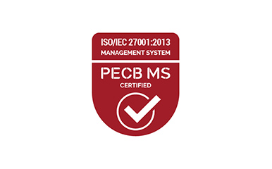 ISO/IEC 27001:2013 certification badge