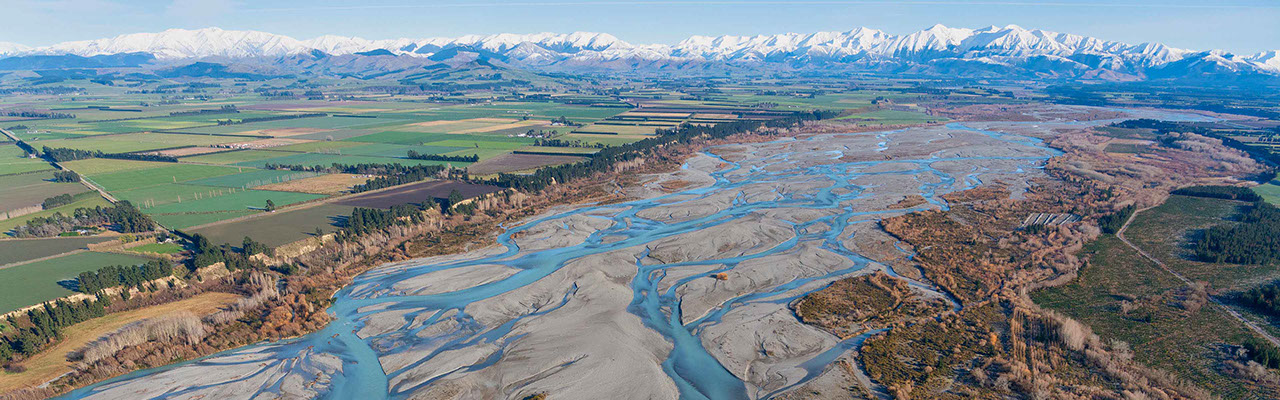 Canterbury Plain And The Southern Alps